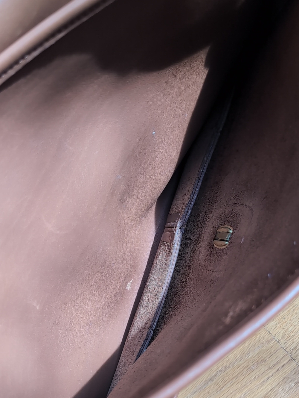 Vintage Coach Metropolitan Messenger Brief, British Tan, #5180 - Picture 9 of 13